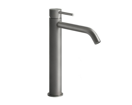 Gessi Flessa Смеситель для раковины высокий, без донного клапана. цвет: шлифованная сталь. 54006#239 Gessi Flessa Смеситель для раковины высокий, без донного клапана. цвет: шлифованная сталь. 54006#239