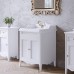 TW Veronica Nuovo комплект мебели с 2-мя дверцами, с доводчиками Blum, ручки: бронза, 68см, напольный, цвет: белый. VER2068-B+AR824bi*1 комплект