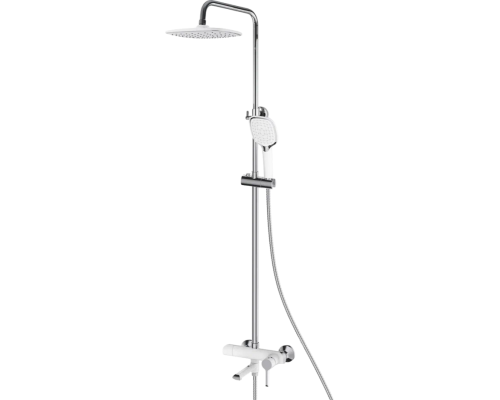Душевая стойка Shevanik S6036F белый, хром Душевая стойка Shevanik S6036F белый, хром
