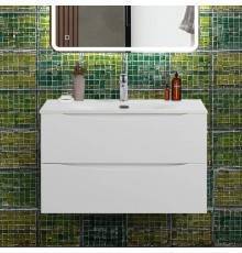 Тумба под раковину BelBagno Marino-cer-n 80 подвесная, bianco lucido