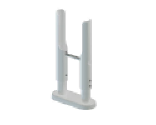 Комплектующие приборов отопления Кронштейн напольный регулируемый для 3-колончатых радиаторов TUBOG цвет Айвори Rifar.TNK.03.IV