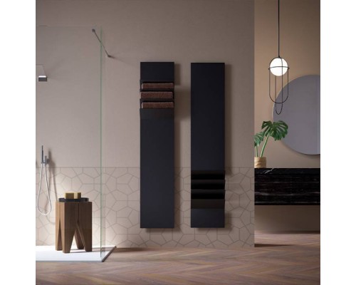 Antrax Flaps Полотенцесушитель электрический 35x171H см, цвет: черный матовый. ECFPA171001T/NEOP Antrax Flaps Полотенцесушитель электрический 35x171H см, цвет: черный матовый. ECFPA171001T/NEOP