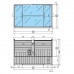 Effegibi Logica Spa СаунаХаммам 373x171х217см, в нишу, цвет: Stone. LO 41 03 0005