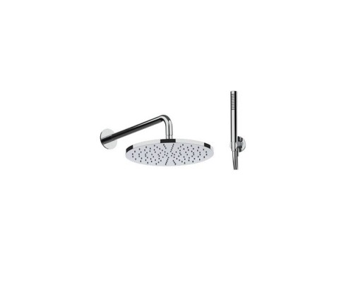 Almar KIT 300 round Комплект: Держатель верхнего душа L350мм + верхний душ 300мм (латунь) + ручной душ (латунь) + шланг + вывод с держателем, цвет: хром. E221008.CR Almar KIT 300 round Комплект: Держатель верхнего душа L350мм + верхний душ 300мм (латунь) + ручной душ (латунь) + шланг + вывод с держателем, цвет: хром. E221008.CR