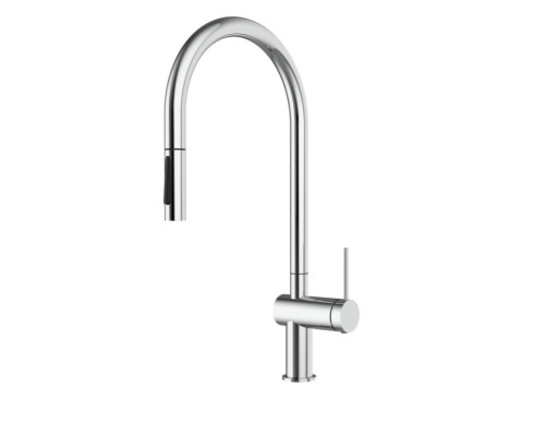 AQM9901CR Cucina Смеситель для кухни с выдвижным U-образным изливом, хром AQM9901CR