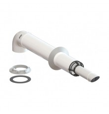 Дымоход коаксиальный Ferroli D60/100 мм L 750 мм для котлов 10-32 кВт алюминиевый. 7241005BY