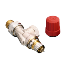 Клапан угловой Danfoss RTR-N-UK для двухтрубной насосной системы отопления. 013G7048