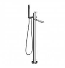 Gessi Ventaglio Внешняя часть напольного смесителя для ванны с перекл и ручным душем , цвет: хром. 72028#031