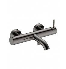 Смеситель для ванны, метал Gun metal, AQUAme AQM6212GM Siena