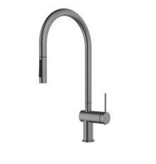 AQM9901GM Cucina Смеситель для кухни с выдвижным U-образным изливом, металл AQM9901GM