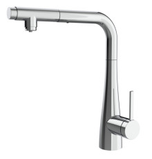 AQM9902CR Cucina Смеситель для кухни с выдвижным L-образным изливом, хром AQM9902CR