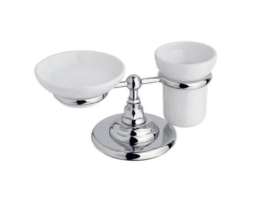 Nicolazzi Accessori Classica Держатель мыльницы и стакана, настольный (без керамики), цвет: хром. 1494CR Nicolazzi Accessori Classica Держатель мыльницы и стакана, настольный (без керамики), цвет: хром. 1494CR