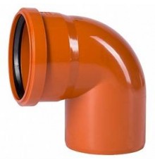 Отвод, Ostendorf, KGB, 87°, 160, 160, PVC (поливинилхлорид)