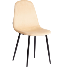 Комплект стульев TetChair Модерн Breeze (mod. JSC-58) велюр sandy HLR6, ножки черные, 4 шт.