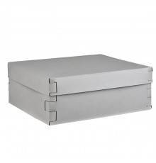 Colombo Adj Коробка Snob 36x30хH13.5см., настольная, цвет: устричный/пепельная роза. BADJ3630-0207