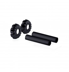 Комплект декоративных трубок SR Rubinetterie Old Style, L70 x Ø18-20-1/2”, цвет чёрный матовый 0497-1500V07S