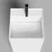 Salini Armonia Square TOP 01 Раковина напольная 45х45х90м., с 1 отв., мат-л: S-Stone, цвет: белый матовый. 130521TM