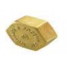 Фитинги резьбовые Заглушка ВР латунная никелированная 1/2 F Gekon GK 602 000012