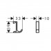 Hansgrohe WallStoris Крючок узкий, цвет: матовый черный. 27929670