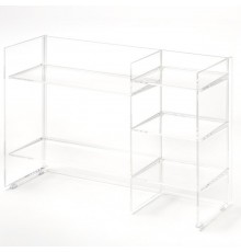 Laufen Kartell Стеллаж, 75х26х53см, пластик, напольный, цвет: прозрачный кристал. 3.8933.1.084.000.1