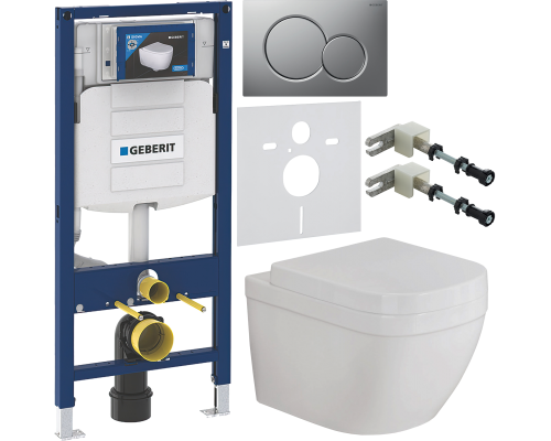 Комплект Унитаз подвесной Grohe Euro Ceramic 39328000 + Крышка 39330001 с микролифтом + Инсталляция Geberit Duofix UP 320 111.300.00.5 + Кнопка Sigma 01 115.770.JQ.5 лакированная, матовый хром + Крепления 111.815.00.1 к стене + Шумоизоляция 156.050.00.1 Комплект Унитаз подвесной Grohe Euro Ceramic 39328000 + Крышка 39330001 с микролифтом + Инсталляция Geberit Duofix UP 320 111.300.00.5 + Кнопка Sigma 01 115.770.JQ.5 лакированная, матовый хром + Крепления 111.815.00.1 к стене + Шумоизоляция 156.050.00.1