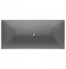 Duravit Vitrium Ванна отдельностоящая 185x85см., с ножками, с2 наклонами для спины, прямоугольная, цвет: светло-серый матовый. 700430HD