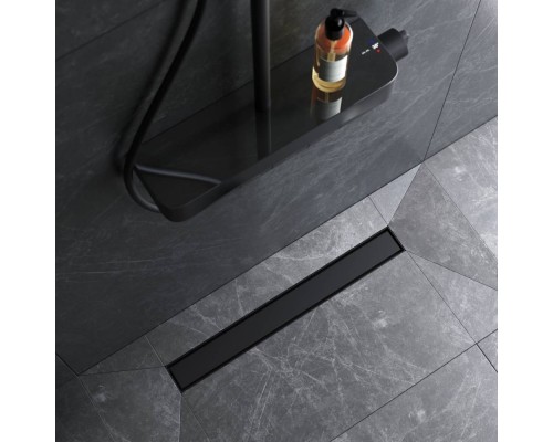 W01SC-U11-060-04BM Трап для душа линейный, универсальный затвор Tile, 60 см W01SC-U11-060-04BM Трап для душа линейный, универсальный затвор Tile, 60 см