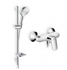 Душевой комплект Смеситель для душа Hansgrohe Logis 71600000 + Гарнитур Raindance Select E 120 26620000