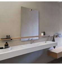 Agape Dot line Прямоугольное зеркало, 110x65см, с полированной кромкой, цвет: коричневый дуб. ADTL0472RU