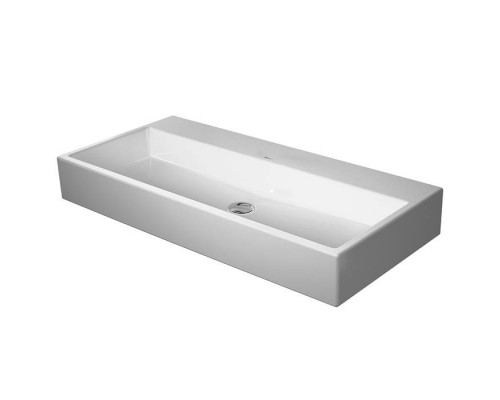Duravit Vero Air Раковина накладная 100х47см, без отв., без перелива, цвет: белый. 2350100079