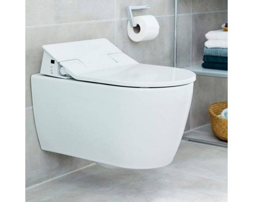 Duravit ME by Starck SensoWash Унитаз подвесной 57х37см, вкл. крепление Durafix, только в сочетании с SensoWash, с HygieneGlaze с сиденьем SensoWash. 611000002000300,  2528592000