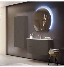 Тумба с раковиной Cezares Eden 120 grigio talpa opaco, раковина 82368