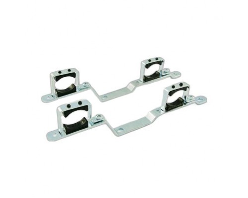 Комплект для смещенного настенного крепления коллекторов из латунного прутка Tiemme. 1810041