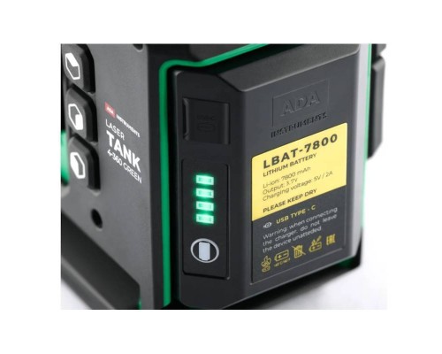 Уровень лазерный ADA LaserTANK 4-360 GREEN Basic Edition Уровень лазерный ADA LaserTANK 4-360 GREEN Basic Edition