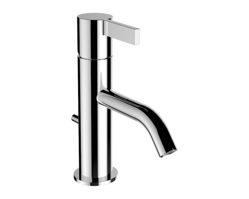 Laufen Kartell Смеситель для раковины, на 1 отв., без донного клапана, излив 115мм, цвет: нержавеющая сталь (PVD). 3.1133.1.090.100.1