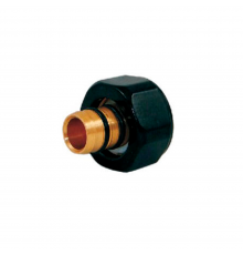 Резьбовое соединение Schlosser для стальных труб GW M22x1,5 x GW 1/2, черное 602700002.RAL9005