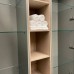 Burgbad Пенал подвесной 30хh196х37см, открытый, 4 полки, цвет: Light grey oak. HSNC030 F4112 САЛОН