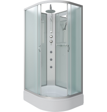 Душевая кабина Niagara Classic NG-33194-14LBKTG 110х90 см, без крыши, с гидромассажем и тропическим душем