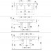 Duravit Starck 3 Раковина 130х48.5 см, с 1 отв., двойная, цвет: белый. 0332130000