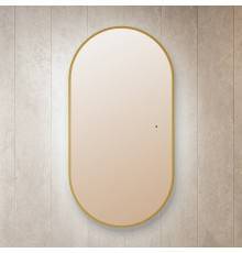 Зеркало Silver Mirrors Viva 55x105 с подсветкой, gold