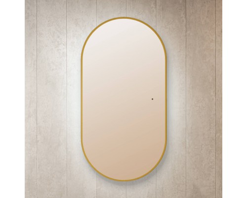Зеркало Silver Mirrors Viva 55x105 с подсветкой, gold Зеркало Silver Mirrors Viva 55x105 с подсветкой, gold
