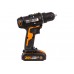 Дрель-шуруповерт аккумуляторная WORX WX100.2, 20В, 2Ач х2, ЗУ 0,4А, сумка