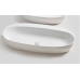 Azzurra Elegance Circle Раковина накладная, 90x44xH14 см, 1 отв., без перелива, цвет: Bianco lucido. ELLA090440CMBI/(ECI90M bi)*1