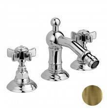 Nicolazzi Dames Anglaises Смеситель для биде, на 3 отв., с донным клапаном, цвет: бронза. 1415BZ18