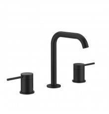 Gessi 316 Смеситель для раковины, на 3 отв., без донного клапана, излив 15.6см, h=20см., цвет: Black XL. 54012#299