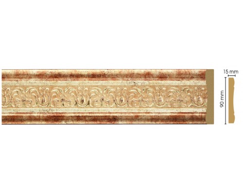 Молдинг DECOMASTER 163-127 (90*12*2400мм) Молдинг DECOMASTER 163-127 (90*12*2400мм)