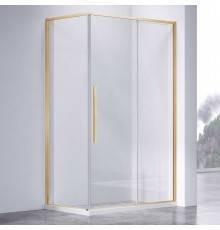 Душевой уголок Vincea Slim-N VSR-4SN8012CLG 120х80, профиль брашированное золото, стекло прозрачное