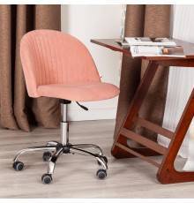 Компьютерное кресло TetChair Melody, флок розовый 137