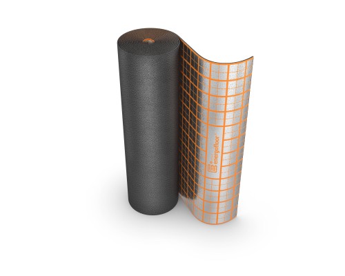 Рулон, Energoflex, Energofloor Compact, 3/1,0-30, толщина изоляции, мм-3, ширина, м-1, длина, м-30, вспененный полиэтилен с алюминиевой фольгой с разметкой и защитой из ПЭТФ-плёнки (рулон 30 м2) Рулон, Energoflex, Energofloor Compact, 3/1,0-30, толщина изоляции, мм-3, ширина, м-1, длина, м-30, вспененный полиэтилен с алюминиевой фольгой с разметкой и защитой из ПЭТФ-плёнки (рулон 30 м2)
