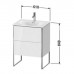 Duravit XSquare Тумба с раковиной 61х59.2x47.8см., напольная, 2 яшика, встроенные ножки с регулировкой по высоте, цвет: Flannel Grey SaM. XS452209090, 23446300001
